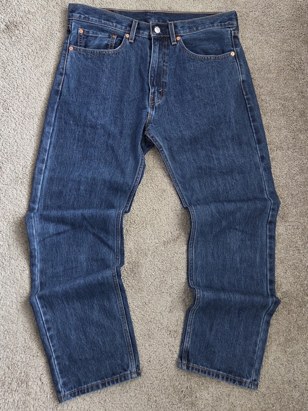Levi's Vintage Medium Wash Blue Straight Leg Jeans Men's 34 x 30